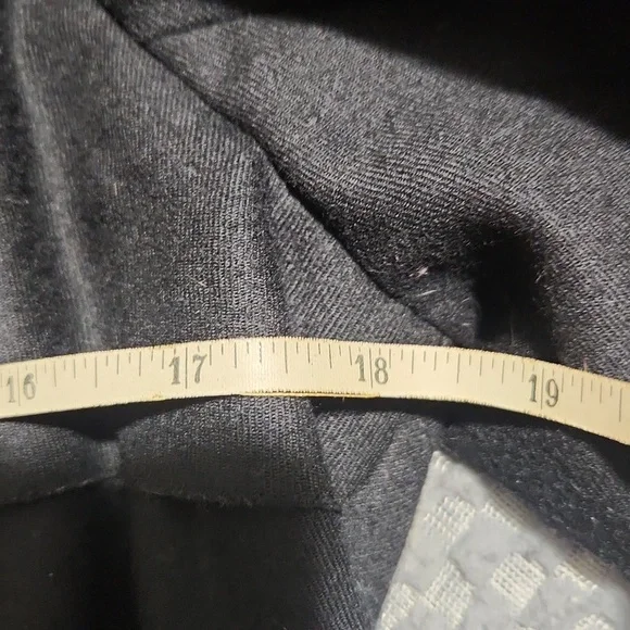 J. Crew 100 % Wool Cascade Black Ruffle Office To Dinner Blazer/Jacket - Picture 6 of 7